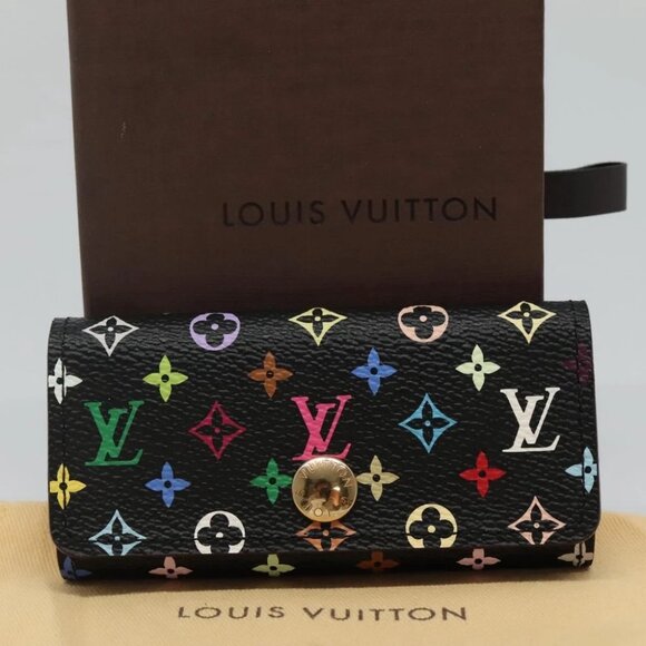 LOUIS VUITTON Monogram Multicolor Multi Cles 4 Key Case - Picture 15 of 15